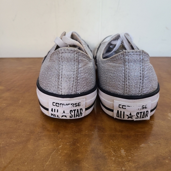 Converse All ☆ Star Silver Sneaker Athletic - Picture 5 of 9